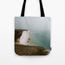 The Seven Sisters in South Downs, Seaford, East Sussex, England | Fine Art Nature Landscape Travel Photography | UK, Europe Tote Bag