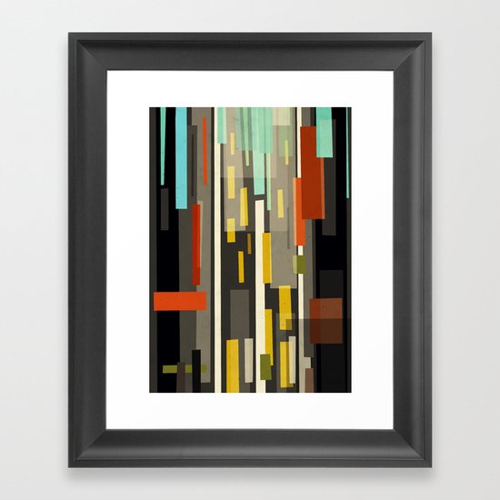 Straight Up New York Framed Art Print