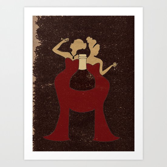 Vino Art Print