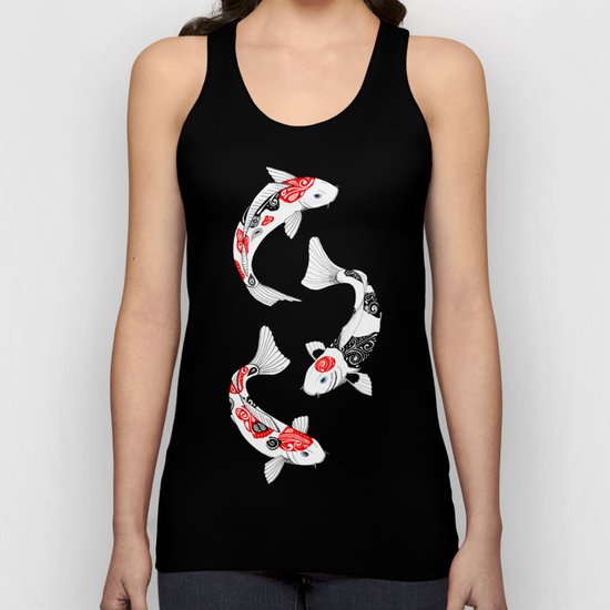 3 Koi fish Unisex Tank Top
