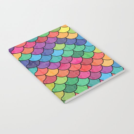 Watercolor Lovely Pattern VVXVII Notebook