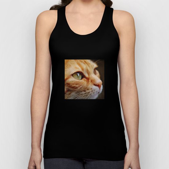 cat face 4 Unisex Tank Top