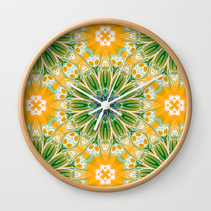 Kaleidoscope 4 Wall Clock