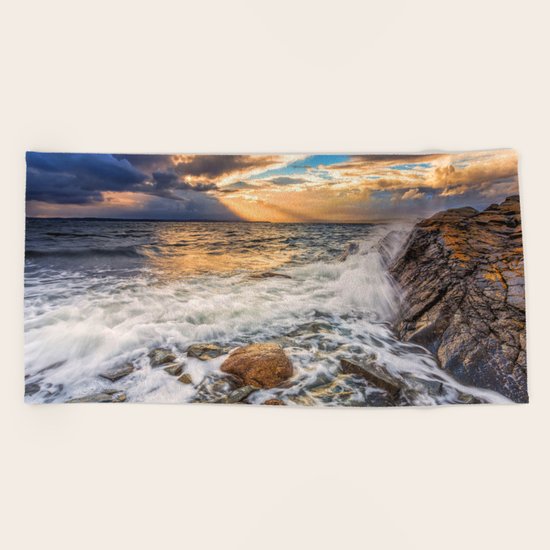 Sea Rock IV Beach Towel