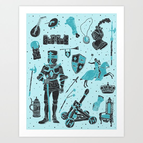 Knightly Tales Art Print