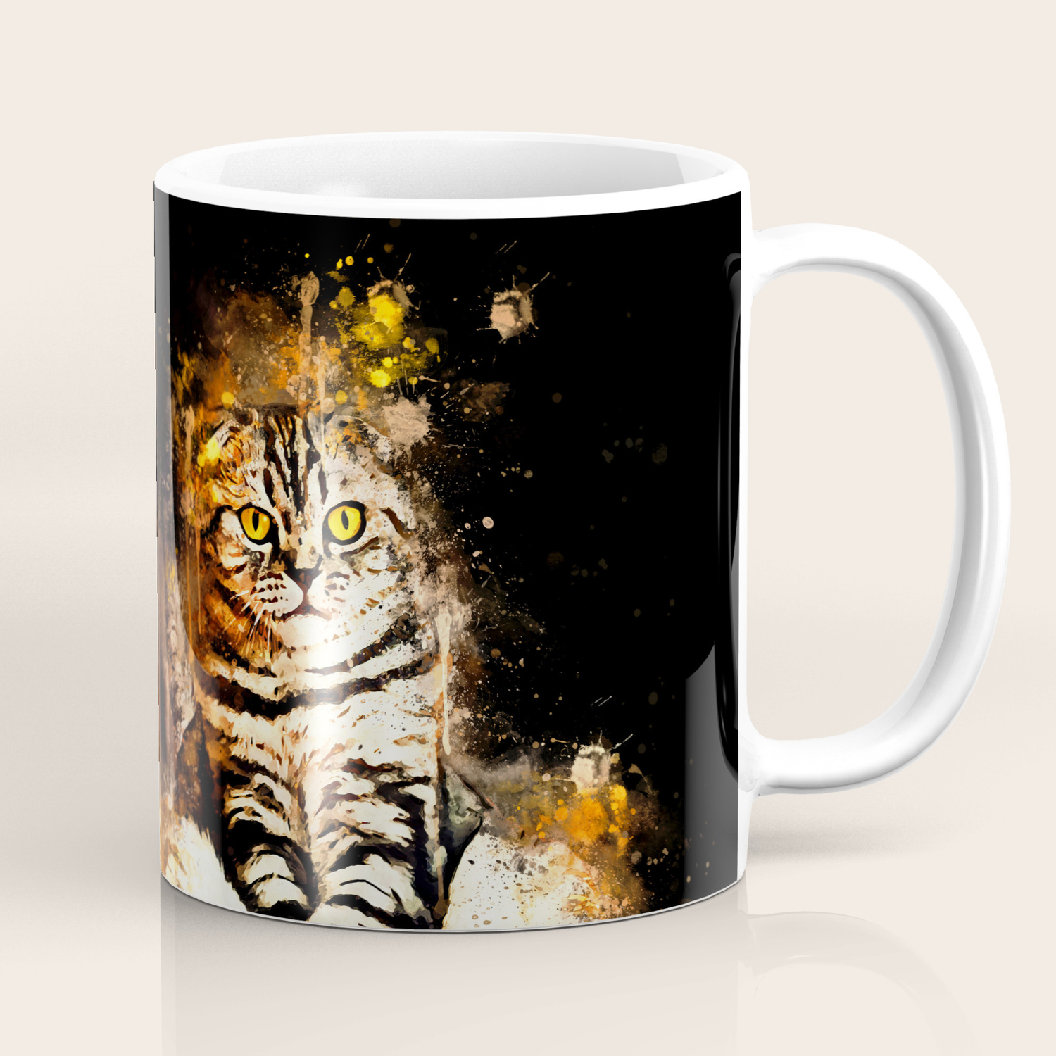 Cat Sitting Like Human Ws Std Coffee Mug By Gxp Design Society6
