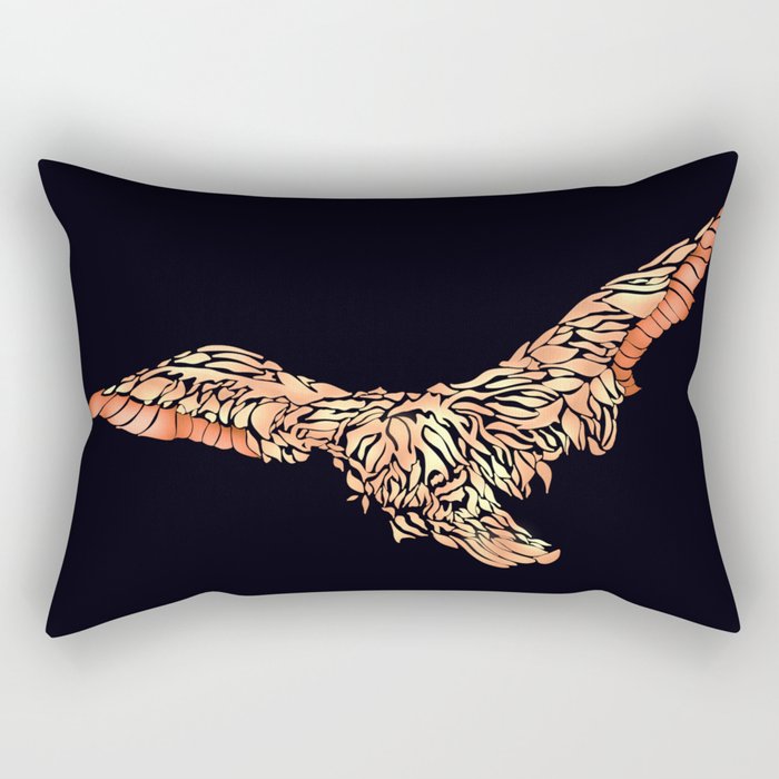 Flamingo- Spread Your Wings Rectangular Pillow