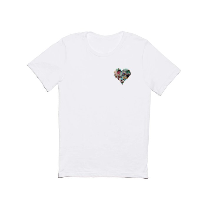 Love -  Sea Glass Heart A Unique Birthday & Father’s Day Gift T Shirt
