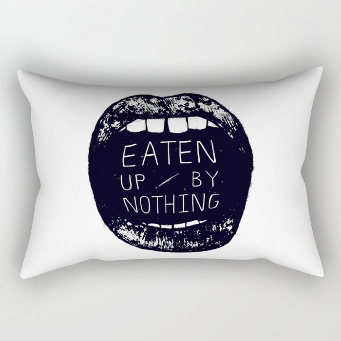 Eaten Up By Nothing Rectangular Pillow