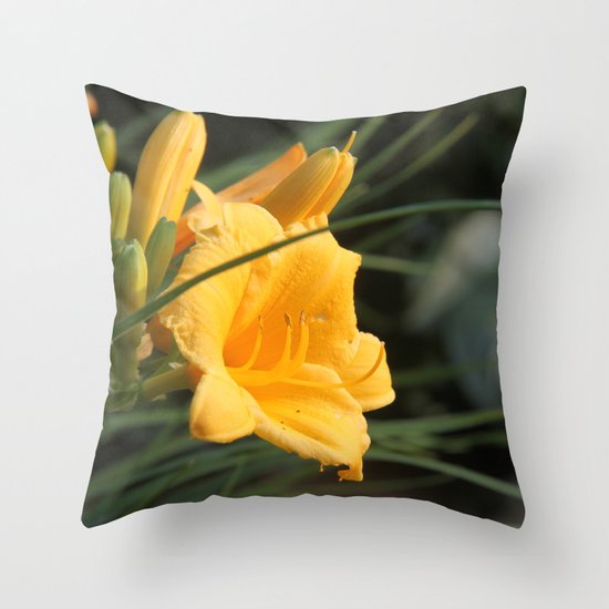 Yellow Throw Pillow