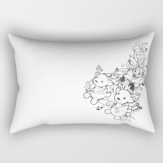 Santa Claus is coming Rectangular Pillow