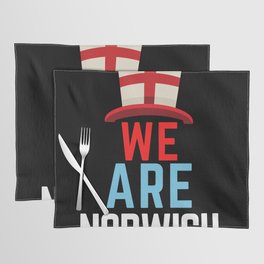 We Are Norwich England Flag Sports Placemat
