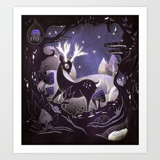 Protector of the Forest Art Print