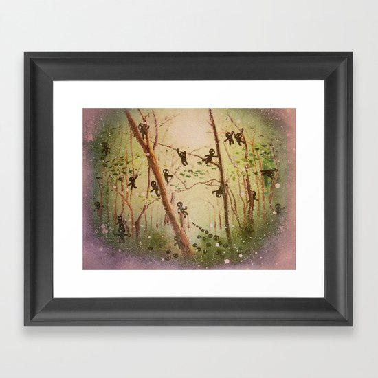 little spirits Framed Art Print