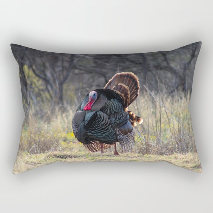 Turkey Calls Rectangular Pillow by tkliewerdesigns Society6