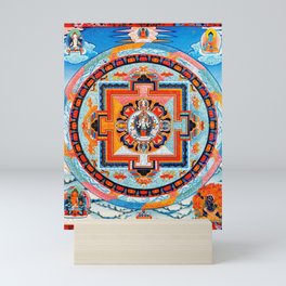 Hindu Buddhist Mandala 18 Mini Art Print
