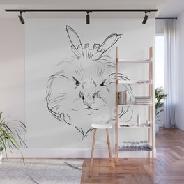 Royal Bunny Wall Mural