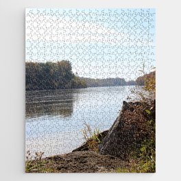 Fall on the River Jigsaw Puzzle