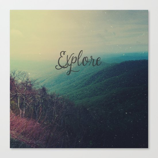 Explore Canvas Print