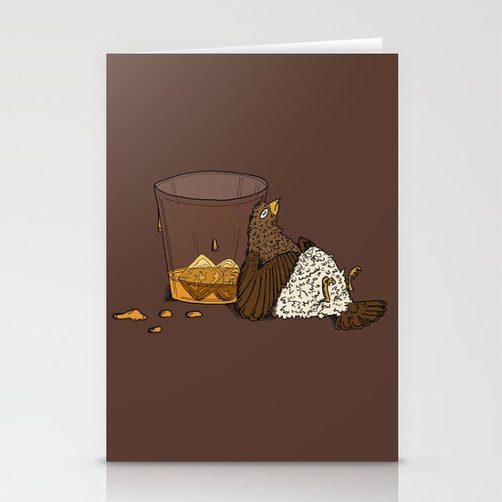 Thirsty Grouse - Colored! Stationery Cards