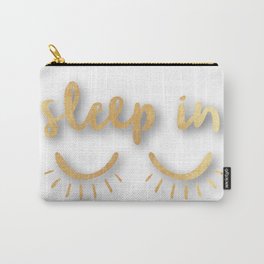 Gold sleep in Carry-All Pouch