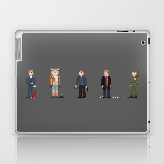 Pixel Art Of Matt Damon Laptop Ipad Skin By Pixelpiggy Society6