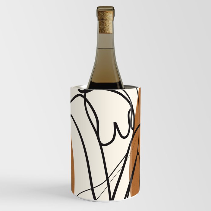 Abstract Line Thought 2 Wine Chiller