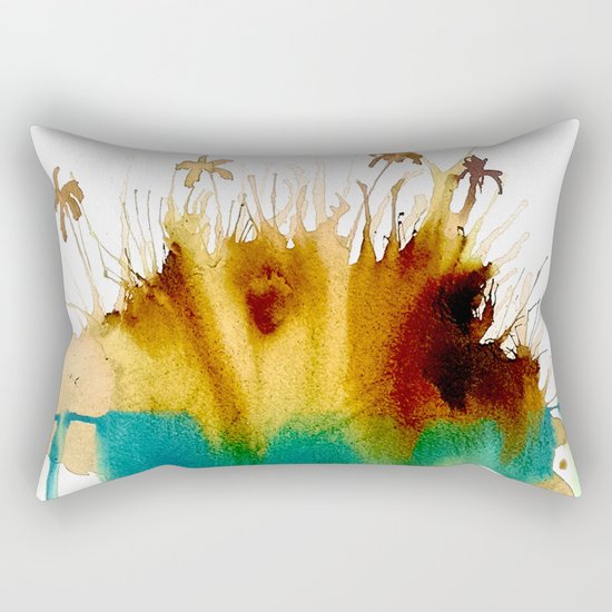 Coffee Island Rectangular Pillow