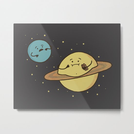 Faturn Metal Print