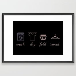 Laundry Framed Art Print