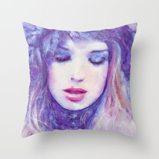 Song to the skies Throw Pillow