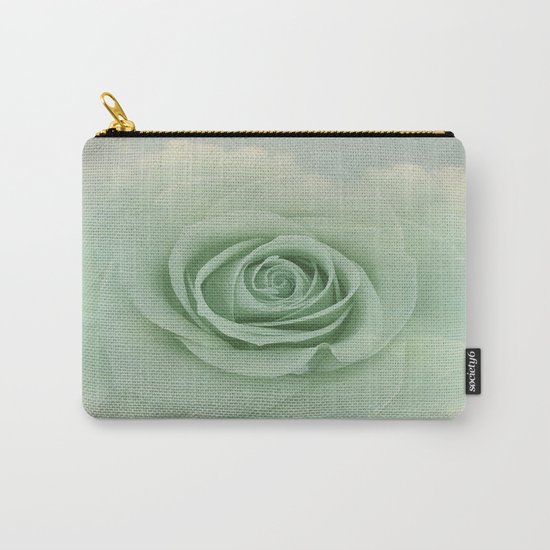Dreamy Vintage Floating Rose Carry-All Pouch