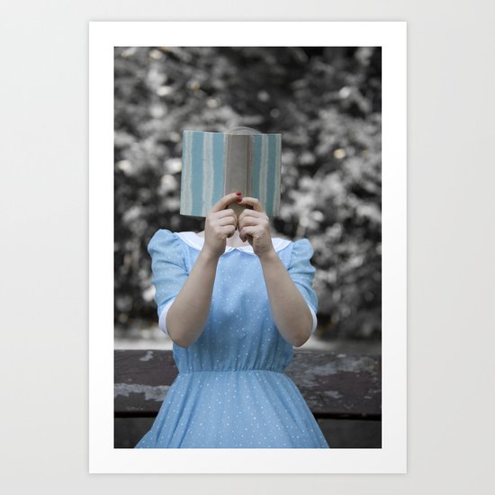 Reading Art Print