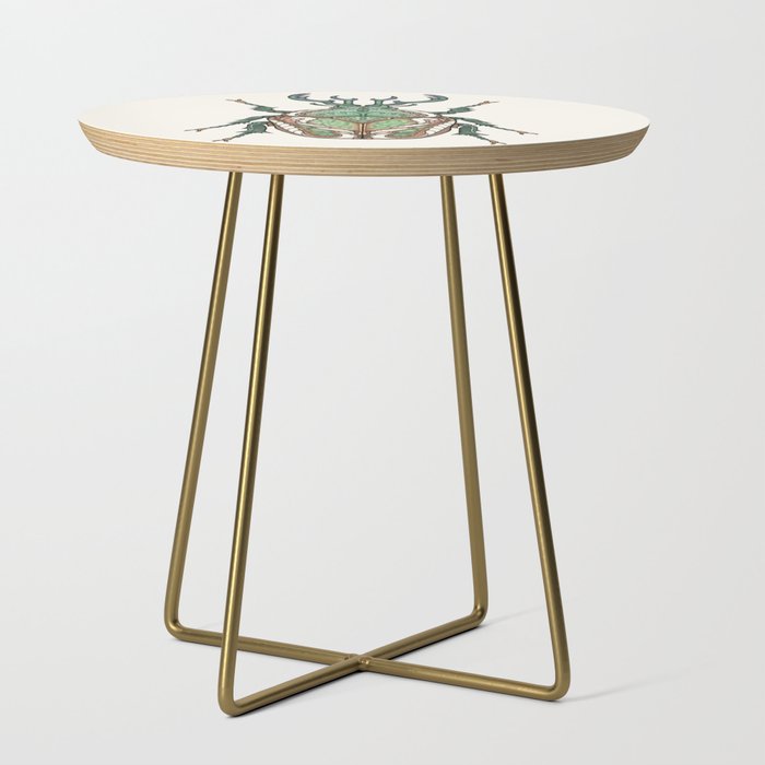 Copper Beetle Side Table