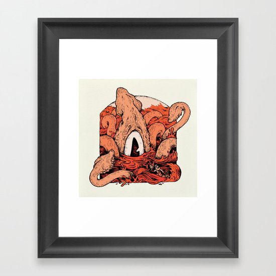 Squid Framed Art Print