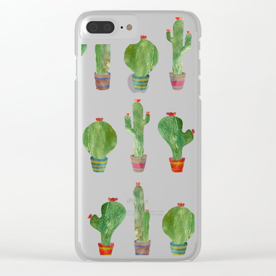Cactus Pink!! Clear iPhone Case