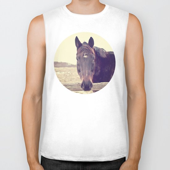 Hello Horse Biker Tank