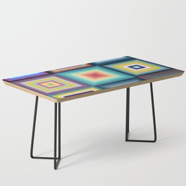 Colorful Patchwork Pattern Coffee Table