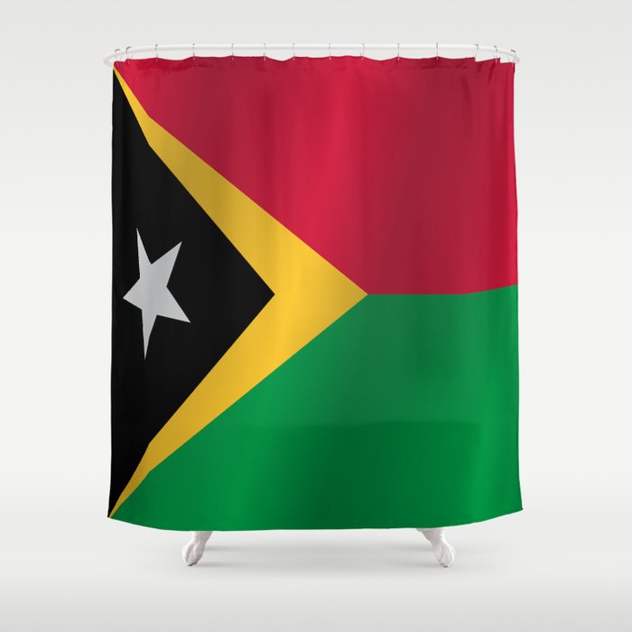 Flag of East Timor Shower Curtain