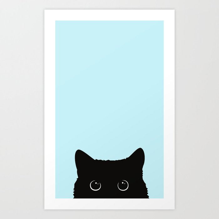 Black cat I Kunstdrucke Black cat I Kunstdrucke