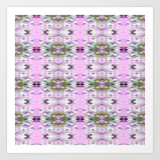 Ethnic Clouds Art Print