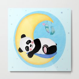 Baby Panda Boy Metal Print | Pandaboy, Pregnant, Mommytobe, Babyparty, Birth, Baby, Dad, Babyshower, Graphicdesign, Babyboy 