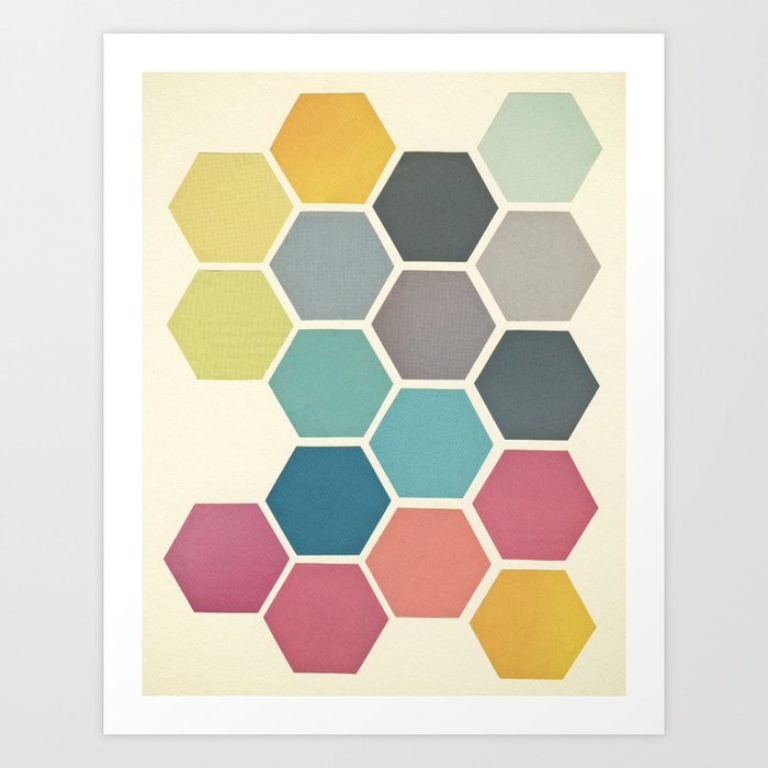 Honeycomb II Art Print