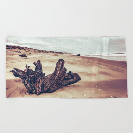 Ocean Driftwood Beach Towel