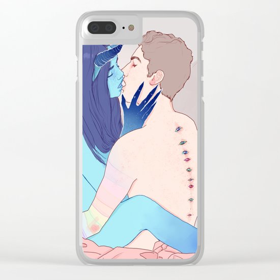 Kiss Clear iPhone Case