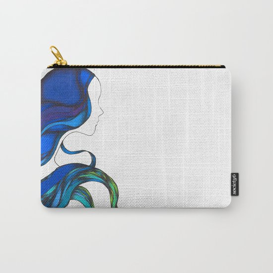 Hair Like the Sea Carry-All Pouch