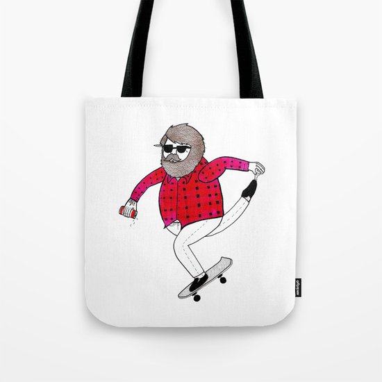 On how to overcome certain obstacles while skateboarding Tote Bag