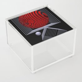 geometry and three colors -51- Acrylic Box