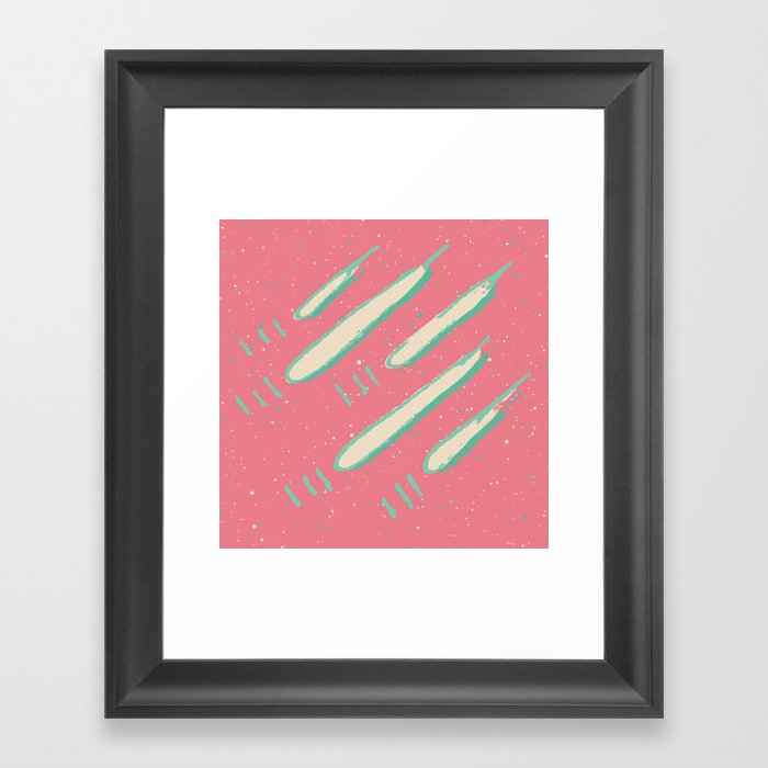 Meteor Framed Art Print