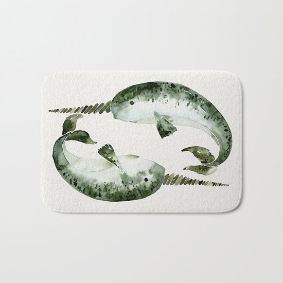 Narwhals Bath Mat